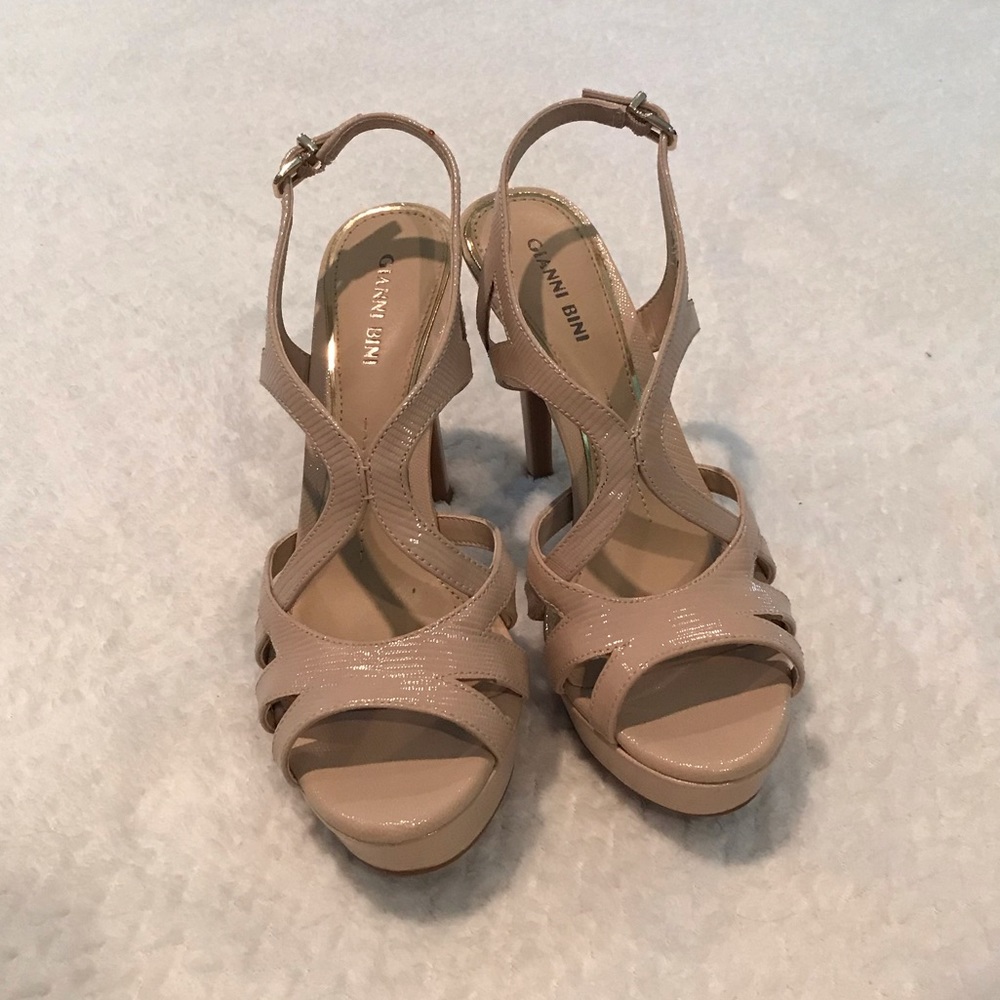 Nude Strappy Heels